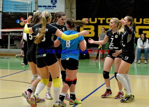 Volleyball Damen 3. Liga Süd SV Sinsheim gegen BSP MTV Stuttgart 27.02.2016 (© Siegfried)