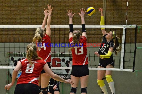 Volleyball Damen 3. Liga Süd SV Sinsheim gegen BSP MTV Stuttgart 27.02.2016 (© Siegfried)