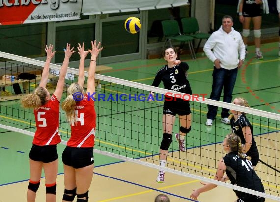 Volleyball Damen 3. Liga Süd SV Sinsheim gegen BSP MTV Stuttgart 27.02.2016 (© Siegfried)