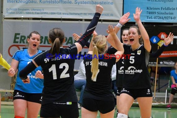 Volleyball Damen 3. Liga Süd SV Sinsheim gegen BSP MTV Stuttgart 27.02.2016 (© Siegfried)