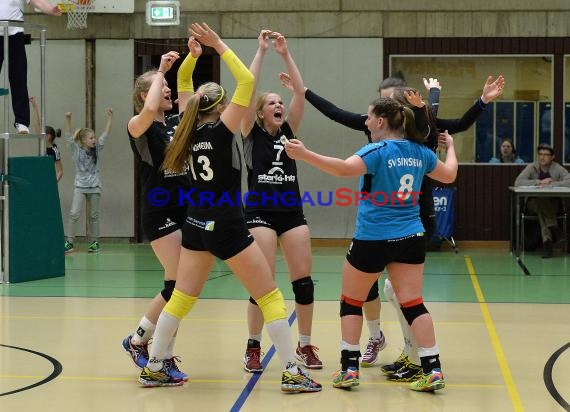 Volleyball Damen 3. Liga Süd SV Sinsheim gegen BSP MTV Stuttgart 27.02.2016 (© Siegfried)