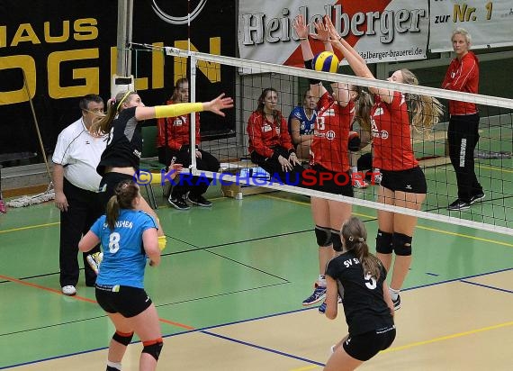 Volleyball Damen 3. Liga Süd SV Sinsheim gegen BSP MTV Stuttgart 27.02.2016 (© Siegfried)