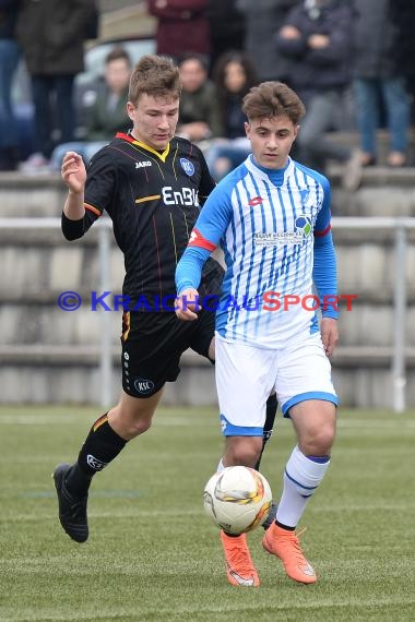 EnBW-Oberliga B-Junioren BaWü TSG 1899 Hoffenheim II gegen Karlsruher SC II 02.04.2016 (© Siegfried Lörz)