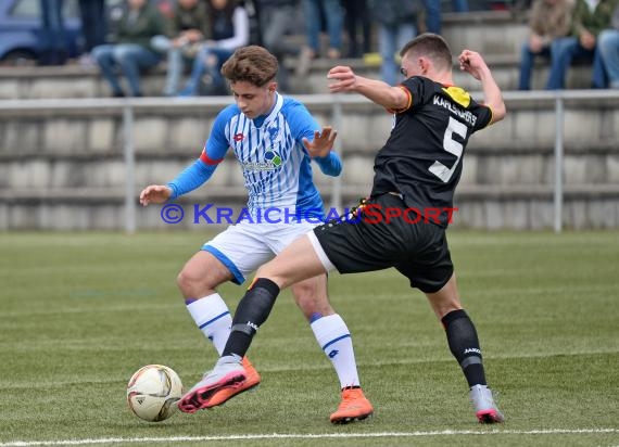 EnBW-Oberliga B-Junioren BaWü TSG 1899 Hoffenheim II gegen Karlsruher SC II 02.04.2016 (© Siegfried Lörz)