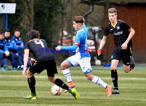 EnBW-Oberliga B-Junioren BaWü TSG 1899 Hoffenheim II gegen Karlsruher SC II 02.04.2016 (© Siegfried Lörz)