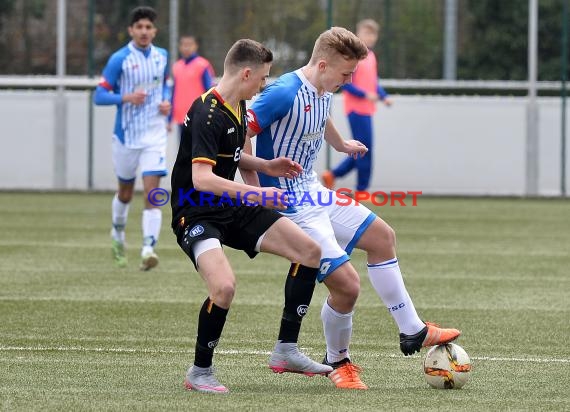 EnBW-Oberliga B-Junioren BaWü TSG 1899 Hoffenheim II gegen Karlsruher SC II 02.04.2016 (© Siegfried Lörz)