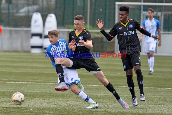 EnBW-Oberliga B-Junioren BaWü TSG 1899 Hoffenheim II gegen Karlsruher SC II 02.04.2016 (© Siegfried Lörz)