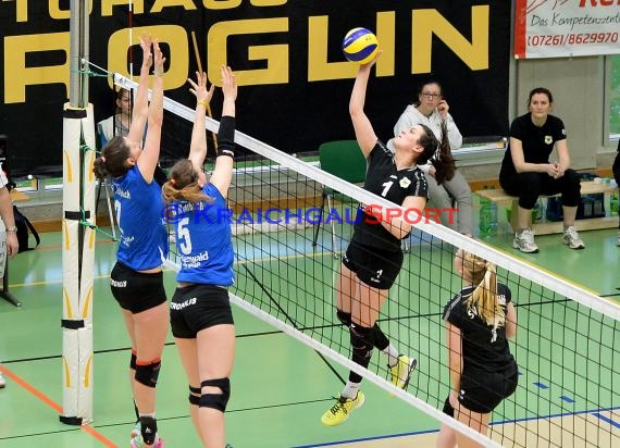 Volleyball Damen 3. Liga Süd SV Sinsheim gegen TSG Heidelberg-Rohrbach 10.04.2016 (© Siegfried)