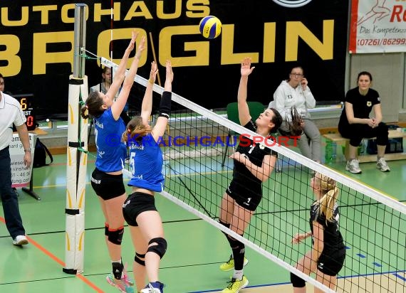 Volleyball Damen 3. Liga Süd SV Sinsheim gegen TSG Heidelberg-Rohrbach 10.04.2016 (© Siegfried)