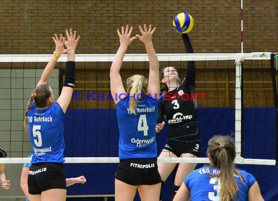 Volleyball Damen 3. Liga Süd SV Sinsheim gegen TSG Heidelberg-Rohrbach 10.04.2016 (© Siegfried)