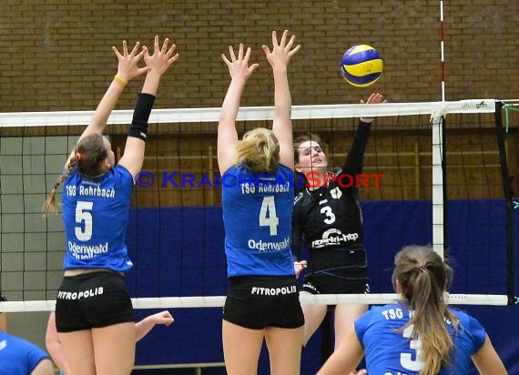 Volleyball Damen 3. Liga Süd SV Sinsheim gegen TSG Heidelberg-Rohrbach 10.04.2016 (© Siegfried)