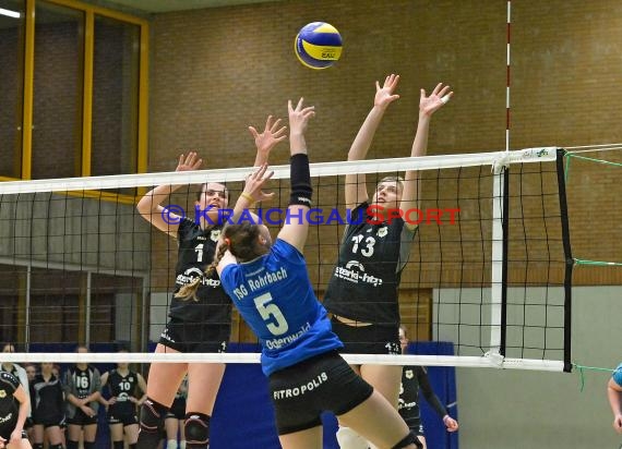 Volleyball Damen 3. Liga Süd SV Sinsheim gegen TSG Heidelberg-Rohrbach 10.04.2016 (© Siegfried)