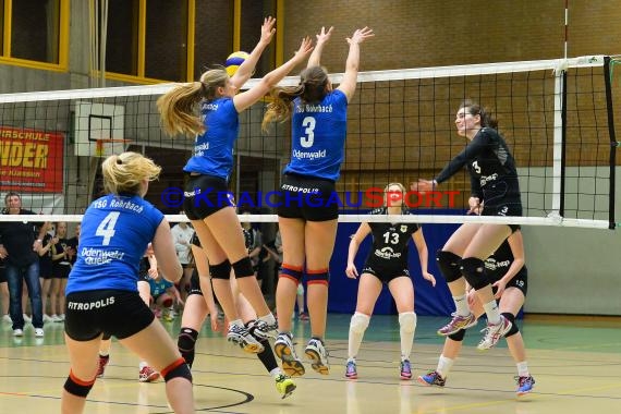 Volleyball Damen 3. Liga Süd SV Sinsheim gegen TSG Heidelberg-Rohrbach 10.04.2016 (© Siegfried)