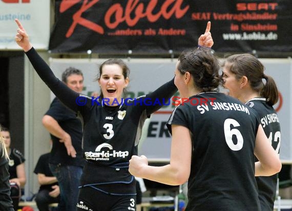 Volleyball Damen 3. Liga Süd SV Sinsheim gegen TSG Heidelberg-Rohrbach 10.04.2016 (© Siegfried)