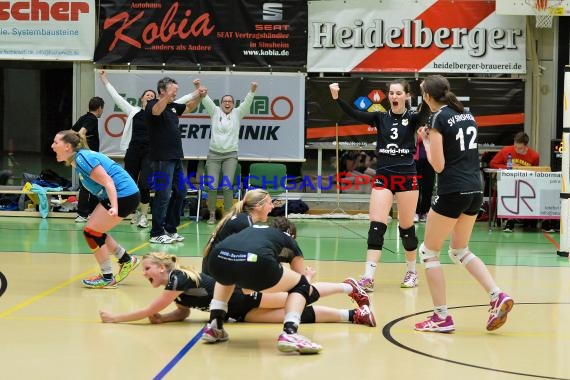 Volleyball Damen 3. Liga Süd SV Sinsheim gegen TSG Heidelberg-Rohrbach 10.04.2016 (© Siegfried)