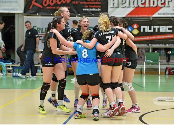 Volleyball Damen 3. Liga Süd SV Sinsheim gegen TSG Heidelberg-Rohrbach 10.04.2016 (© Siegfried)