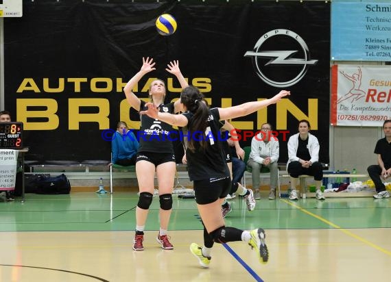 Volleyball Damen 3. Liga Süd SV Sinsheim gegen TSG Heidelberg-Rohrbach 10.04.2016 (© Siegfried)