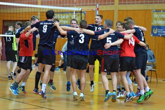 Volleyball Herren Verbandsliga SG Sinsheim/Waibstadt/Helmstadt vs VSG Ubstadt/Forst 10.12.2016 (© Siegfried Lörz)