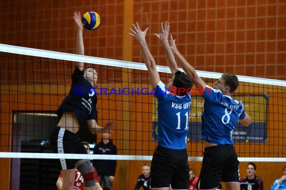 Volleyball Herren Verbandsliga SG Sinsheim/Waibstadt/Helmstadt vs VSG Ubstadt/Forst 10.12.2016 (© Siegfried Lörz)