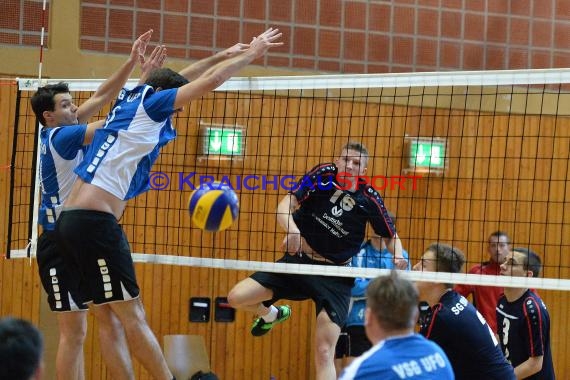 Volleyball Herren Verbandsliga SG Sinsheim/Waibstadt/Helmstadt vs VSG Ubstadt/Forst 10.12.2016 (© Siegfried Lörz)