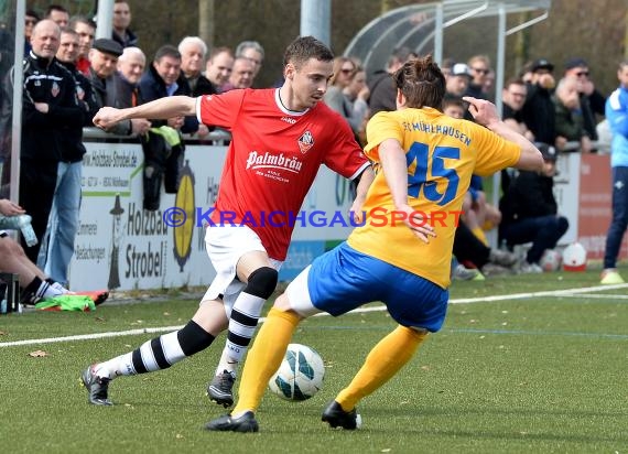 Landesliga Rhein Neckar FC Mühlhausen vs VfB Eppingen 02.04.2016 (© Siegfried)