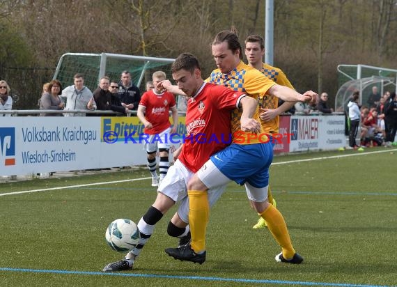 Landesliga Rhein Neckar FC Mühlhausen vs VfB Eppingen 02.04.2016 (© Siegfried)