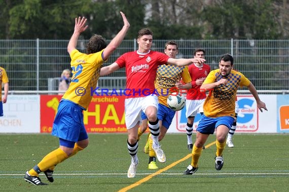 Landesliga Rhein Neckar FC Mühlhausen vs VfB Eppingen 02.04.2016 (© Siegfried)