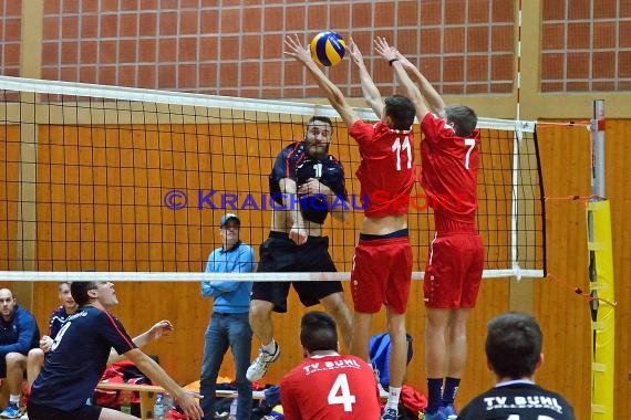 Volleyball Verbandsliga Nordbaden SG Sinsheim-Waibstadt-Helmstadt vs TV Bühl 2 05.11.2016 (© Siegfried Lörz)