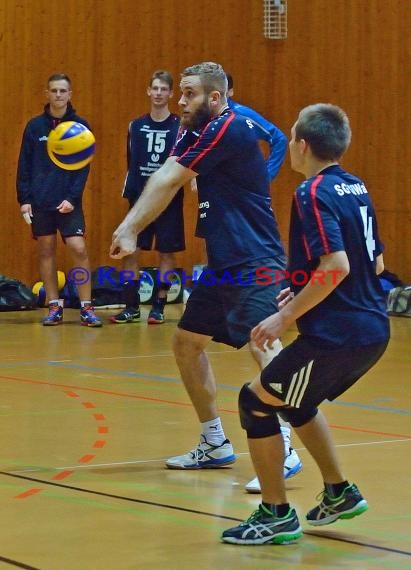 Volleyball Verbandsliga Nordbaden SG Sinsheim-Waibstadt-Helmstadt vs TV Bühl 2 05.11.2016 (© Siegfried Lörz)