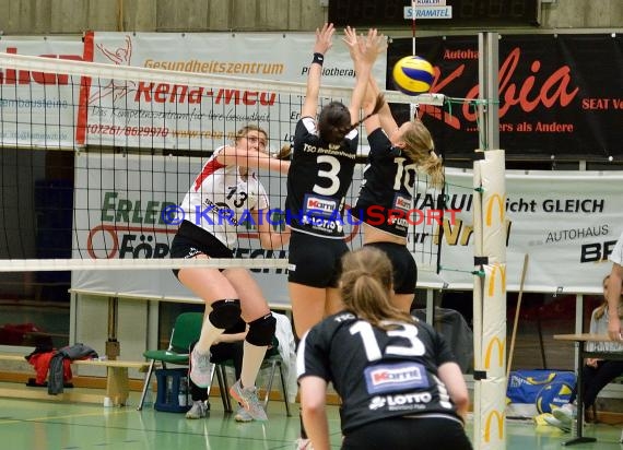 Volleyball Damen 3. Liga Süd SV Sinsheim gegen SG Bretzenheim 14.01.2017 (© Siegfried)