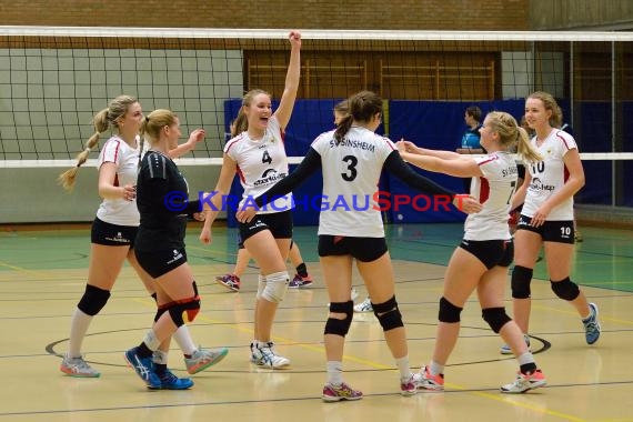 Volleyball Damen 3. Liga Süd SV Sinsheim gegen SG Bretzenheim 14.01.2017 (© Siegfried)