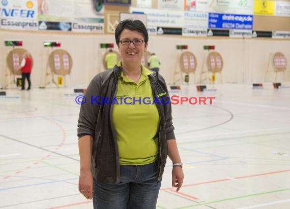 1. Bundesliga Süd Bogenschützen 4. Wettkampftag bei der SSG Vogel Östringen als Gastgeber  in der Stadthalle in Östringen (© Siegfried Lörz)