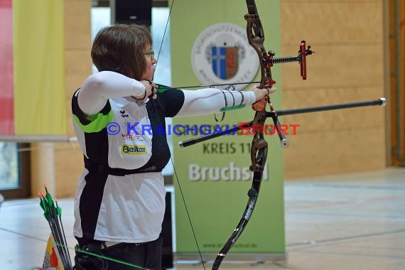 1. Bundesliga Süd Bogenschützen 4. Wettkampftag bei der SSG Vogel Östringen als Gastgeber  in der Stadthalle in Östringen (© Siegfried Lörz)