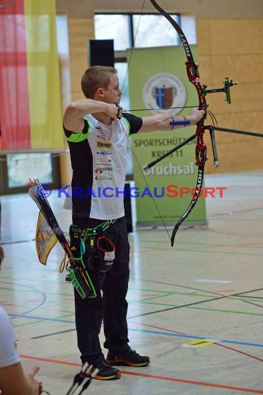 1. Bundesliga Süd Bogenschützen 4. Wettkampftag bei der SSG Vogel Östringen als Gastgeber  in der Stadthalle in Östringen (© Siegfried Lörz)