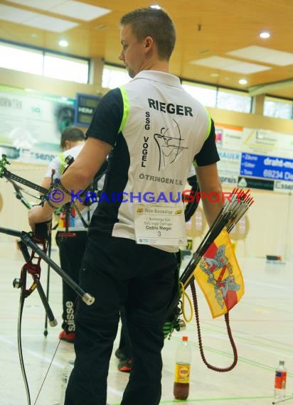 1. Bundesliga Süd Bogenschützen 4. Wettkampftag bei der SSG Vogel Östringen als Gastgeber  in der Stadthalle in Östringen (© Siegfried Lörz)