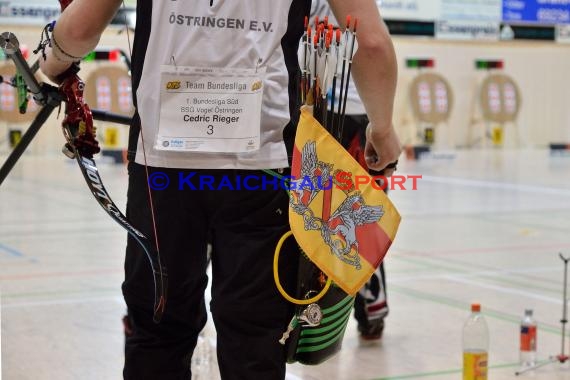 1. Bundesliga Süd Bogenschützen 4. Wettkampftag bei der SSG Vogel Östringen als Gastgeber  in der Stadthalle in Östringen (© Siegfried Lörz)