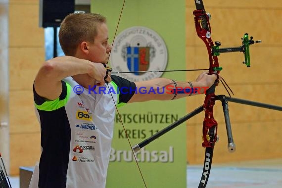 1. Bundesliga Süd Bogenschützen 4. Wettkampftag bei der SSG Vogel Östringen als Gastgeber  in der Stadthalle in Östringen (© Siegfried Lörz)