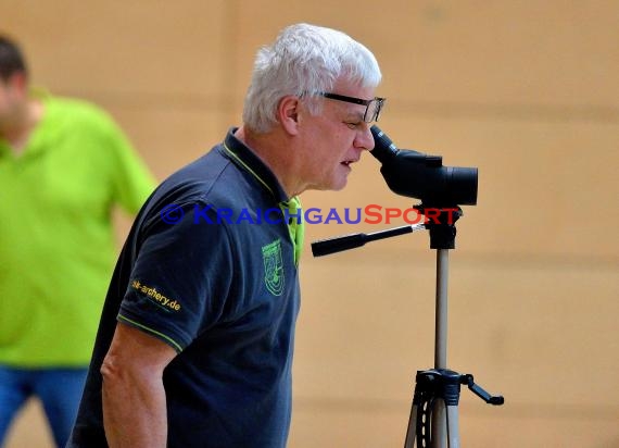 1. Bundesliga Süd Bogenschützen 4. Wettkampftag bei der SSG Vogel Östringen als Gastgeber  in der Stadthalle in Östringen (© Siegfried Lörz)