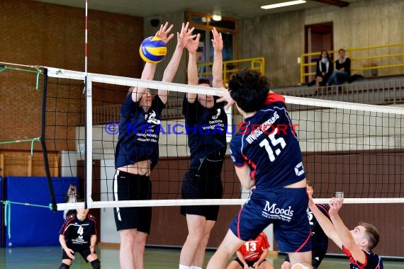 Volleyball Herren SG Sinsheim/Waibstadt/Helmstadt gegen SG HTV/USC Heidelberg 2 (© Siegfried Lörz)