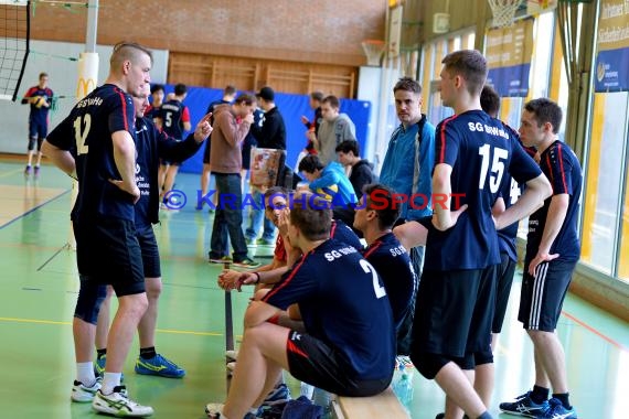 Volleyball Herren SG Sinsheim/Waibstadt/Helmstadt gegen SG HTV/USC Heidelberg 2 (© Siegfried Lörz)