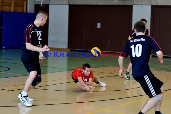 Volleyball Herren SG Sinsheim/Waibstadt/Helmstadt gegen SG HTV/USC Heidelberg 2 (© Siegfried Lörz)