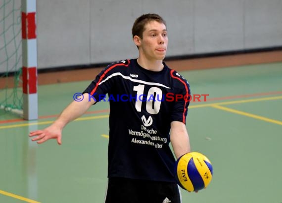 Volleyball Herren SG Sinsheim/Waibstadt/Helmstadt gegen TSV HD-Handschuhsheim 11.02.2017 (© Siegfried Lörz)