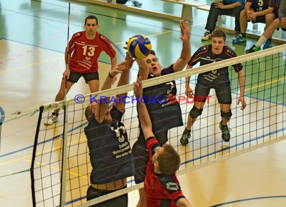 Volleyball Herren SG Sinsheim/Waibstadt/Helmstadt gegen TSV HD-Handschuhsheim 11.02.2017 (© Siegfried Lörz)