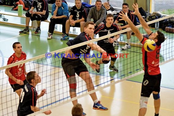 Volleyball Herren SG Sinsheim/Waibstadt/Helmstadt gegen TSV HD-Handschuhsheim 11.02.2017 (© Siegfried Lörz)