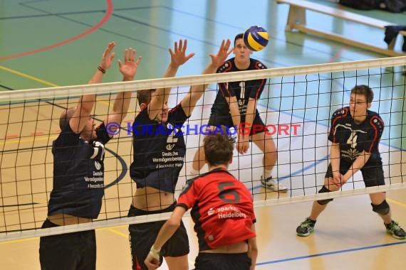 Volleyball Herren SG Sinsheim/Waibstadt/Helmstadt gegen TSV HD-Handschuhsheim 11.02.2017 (© Siegfried Lörz)