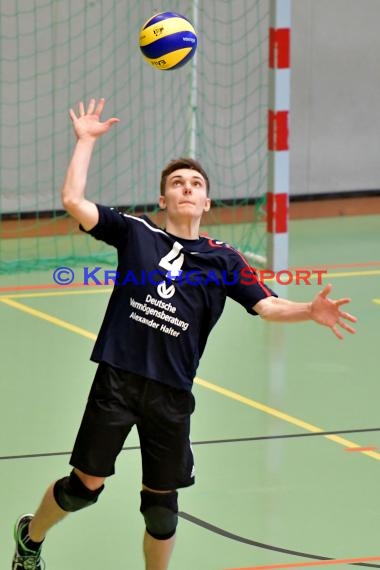 Volleyball Herren SG Sinsheim/Waibstadt/Helmstadt gegen TSV HD-Handschuhsheim 11.02.2017 (© Siegfried Lörz)