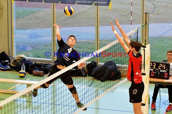 Volleyball Herren SG Sinsheim/Waibstadt/Helmstadt gegen TSV HD-Handschuhsheim 11.02.2017 (© Siegfried Lörz)