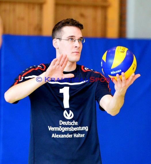 Volleyball Herren SG Sinsheim/Waibstadt/Helmstadt gegen SG HTV/USC Heidelberg 2 (© Siegfried Lörz)