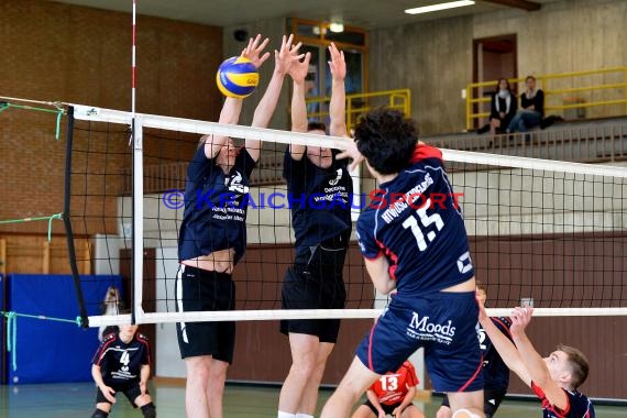 Volleyball Herren SG Sinsheim/Waibstadt/Helmstadt gegen SG HTV/USC Heidelberg 2 (© Siegfried Lörz)