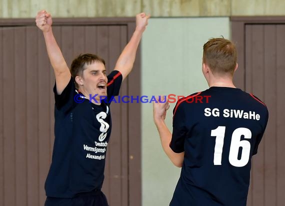 Volleyball Herren Verbandsliga SG Sinsheim/Waibstadt/Helmstadt gegen VSG Kleinsteinbach 25.03.2017 (© Siegfried Lörz)